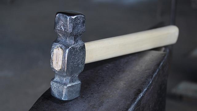 A hammer